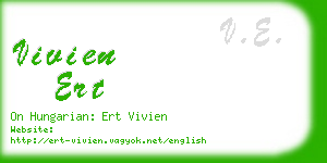 vivien ert business card